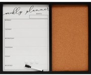 Magnetická tabuľa + korková tabuľa