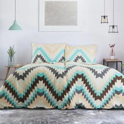 Krepové posteľné obliečky DIAGRAM jednolôžko