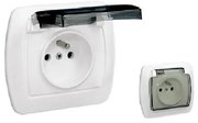 AGZ1Be Vodotesná zásuvka Biela