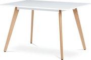Jedálenský stôl DT-313 biely / naturálny