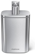 Dávkovač mydla z nerezovej ocele v striebornej farbe 473 ml - simplehuman