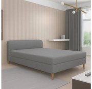 Čalúnená válenda BRISBANE 110x200 cm šedá