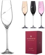 Diamante Silhouette Selection poháre na sekt 210 ml 4 ks