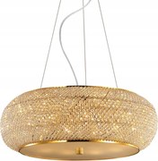 Závesné svietidlo Ideal Lux Pasha SP10 Oro E14 10x40W zlaté 550mm