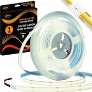 BERGE LED pásik COB Neon 24V - 528D - 15W/m - IP20 - 1650lm - 1m - studená farba