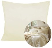 SATÉNOVÁ OBLIEČKA NA VANKÚŠ 70X80 CM KRÉMOVÁ