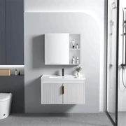 Rea Astor, súprava kúpeľňového nábytku s umývadlom 60cm, biela matná, REA-M0003