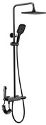 Sprchová sada s termostatom Rea Rob čierna
