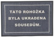 Táto rohožka bola ukradnutá susedom 40x60 cm – na von aj na doma, 40x60, šedá, GDmats