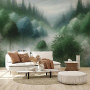 Fototapeta - Maľovaný lesík (147x102 cm)