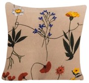 Mikroplyšový povlak na vankúšik HERBAR 45x45 cm, béžový