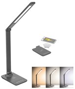 Solight WO55-G - LED Stmievateľná lampa s bezdrôtovým dobíjaním LED/10W/100-240V