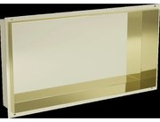 Mexen X-Wall-NR zapustená polica bez obruby 60 x 30 cm, Zlatá - 1951603010