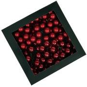 Kolekcia bordových vianočných gúľ - matné + lesklé Variant: Ø: 2cm, sada 144ks