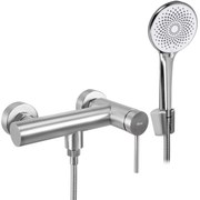 Rea Foss, sprchová batéria s ručnou sprchovou súpravou, brúsená oceľ, REA-B9641