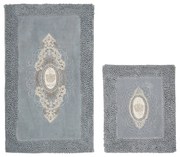 Súprava 2 kusov kúpeľňových predložiek Oriental Gray šedá