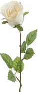 Umelá kvetina Ruža 45 cm, krémová%
