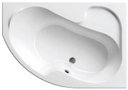 Ravak CV01000000 - Rohová vaňa ROSA 140x105 cm akrylát/biela