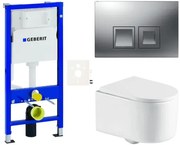 Závesný WC set Geberit do ľahkých stien / predstenová SAT SIKOGESTOR72D35