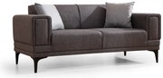 Dvoumístná pohovka Horizon 170 cm tmavě šedá