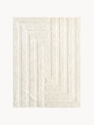 Koberec's vysokým vlasom a reliéfnou štruktúrou Genève