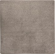 Vopi, Kusový koberec Messina hnedá štvorec, 60x60, hnedá, obývacia izba