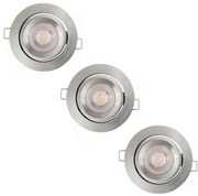 Osram - SADA 3x LED stmievateľné podhľadové svietidlo LED/4,9W/230V