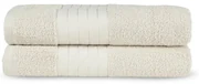 Béžové froté bavlnené osušky v súprave 2 ks 70x140 cm – Good Morning