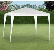 ProGarden Záhradný altánok 3 x 3 m, biela, v. 245 cm