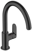 Drezová batéria Hansgrohe Vernis Blend M35 s otočným ramienkom čierny mat 71870670