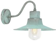 Elstead - Vonkajšie nástenné svietidlo SHELDON 1xE27/100W/230V IP44 tyrkysová