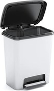 KIS Odpadkový kôš Compatta Style Steel 25 l, strieborný