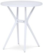 Autronic BONTEC Jedálenský stôl 65x65cm, plast, biela, DT-X7007 WT Farba: Biela