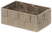 Compactor Úložný organizér do zásuvky Compactor TEX - košík M, 18 x 12 x 7 cm, Taupe (sivo-béžový), M