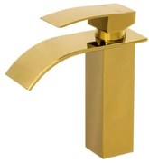 Gamma Elva, umývadlová batéria h-185, zlatá lesklá, GMA-BEAU-GD