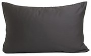 Saténová obliečka na vankúš 40 x 60 cm - Diana antracitová