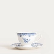 Šálka LOURRY s podšálkou, tmavomodrá 756948 200 ml