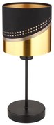 Globo 54046T - Stolná lampa OR 1xE27/40W/230V pr. 16 cm čierna/zlatá