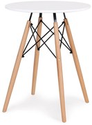 Jedálenský stôl 60 cm biely