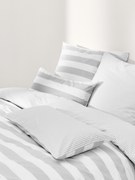 Pruhovaná obojstranná obliečka na paplón z bavlny Lorena