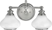 Hinkley HK-AINSLEY2-BATH - LED Nástenné svietidlo AINSLEY 2xG9/3,5W/230V chróm
