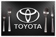 Sablio Prestieranie Toyota Carbon: 40x30cm