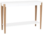 Biely konzolový stolík Ragaba Ashme, šírka 105 cm