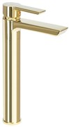 Umývadlová batéria vysoká Rea Argus zlatá