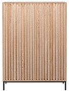 Skrinka v dekore duba v prírodnej farbe 80x110 cm Celine - Støraa