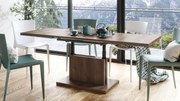 ASTON hnedý dub, rozkladací, zdvíhací konferenčný stôl, stolík