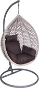Závesné kreslo RELAX sivé / tmavosivé FAT4811