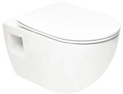WC závesné SAT Project vrátane dosky softclose, zadný odpad SATWCPRO010RREXP