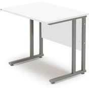 Prídavný kancelársky pracovný stôl FLEXUS, 800x600 mm, biela