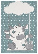 Koberec Frisee Soft Kids 1,6/2,3 A1082 modrá